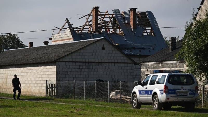 Rusko k dronům v Polsku: Mířili jsme jinam, Varšavě to klidně vysvětlíme