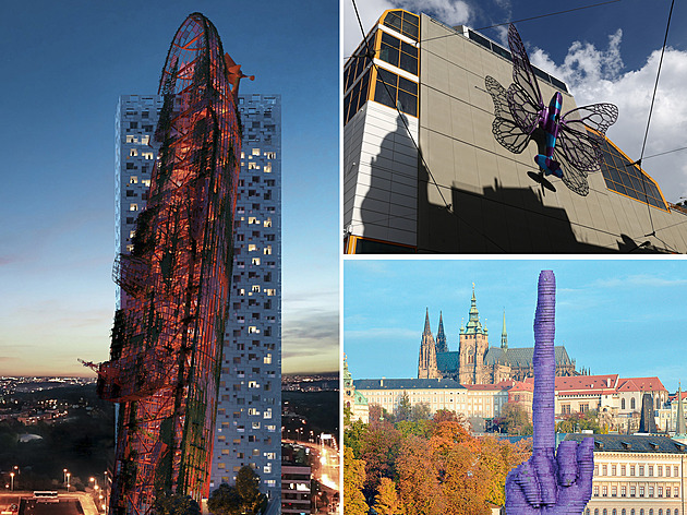 OBRAZEM: Začalo to trabantem. Černý má v metropoli desítky děl, přibude obří vrak