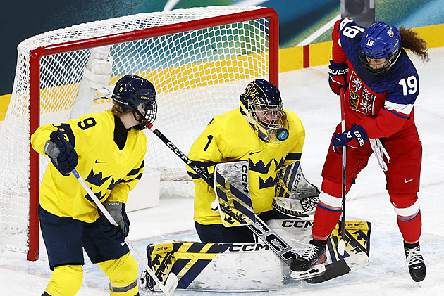 ONLINE: Česko - Švédsko 0:1. Hokejistky tlačí, ve čtvrtfinále ale nadále ztrácí