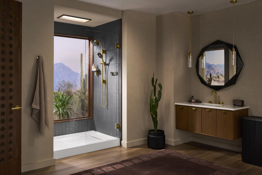 EvoCycle je chytrá sprcha, která ušetří až 80 % vody, používá k tomu důmyslný systém